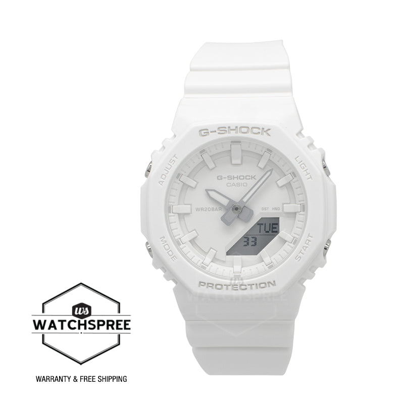 G-Shock Casio GMAP2100-7A Orologio analogico digitale bio-basato stile classico bianco, bianco