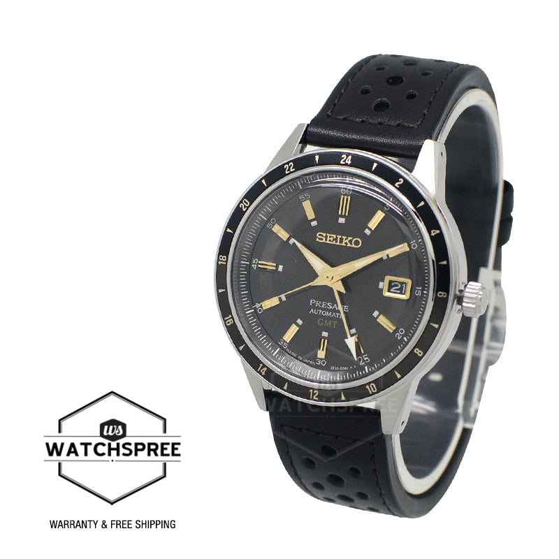 Seiko Presage (Japan Made) Automatic GMT Style60's Watch SSK013J1 (Not For EU Buyers) (LOCAL BUYERS ONLY)
