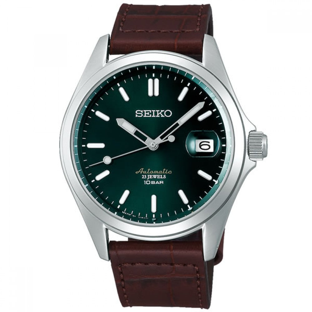 JDM] Seiko Mechanical (Japan Made) Automatic Dark Brown Leather