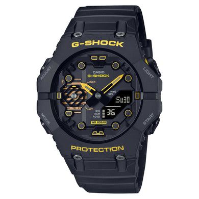 Casio G-Shock GA-B001 Lineup Caution Yellow Series Carbon Core Guard Structure Bluetooth¨ Watch GAB001CY-1A GA-B001CY-1A