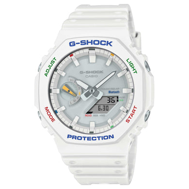 Casio G-Shock GA-2100 Lineup Carbon Core Guard Structure Bluetooth¨ Solar Powered Watch GAB2100FC-7A GA-B2100FC-7A