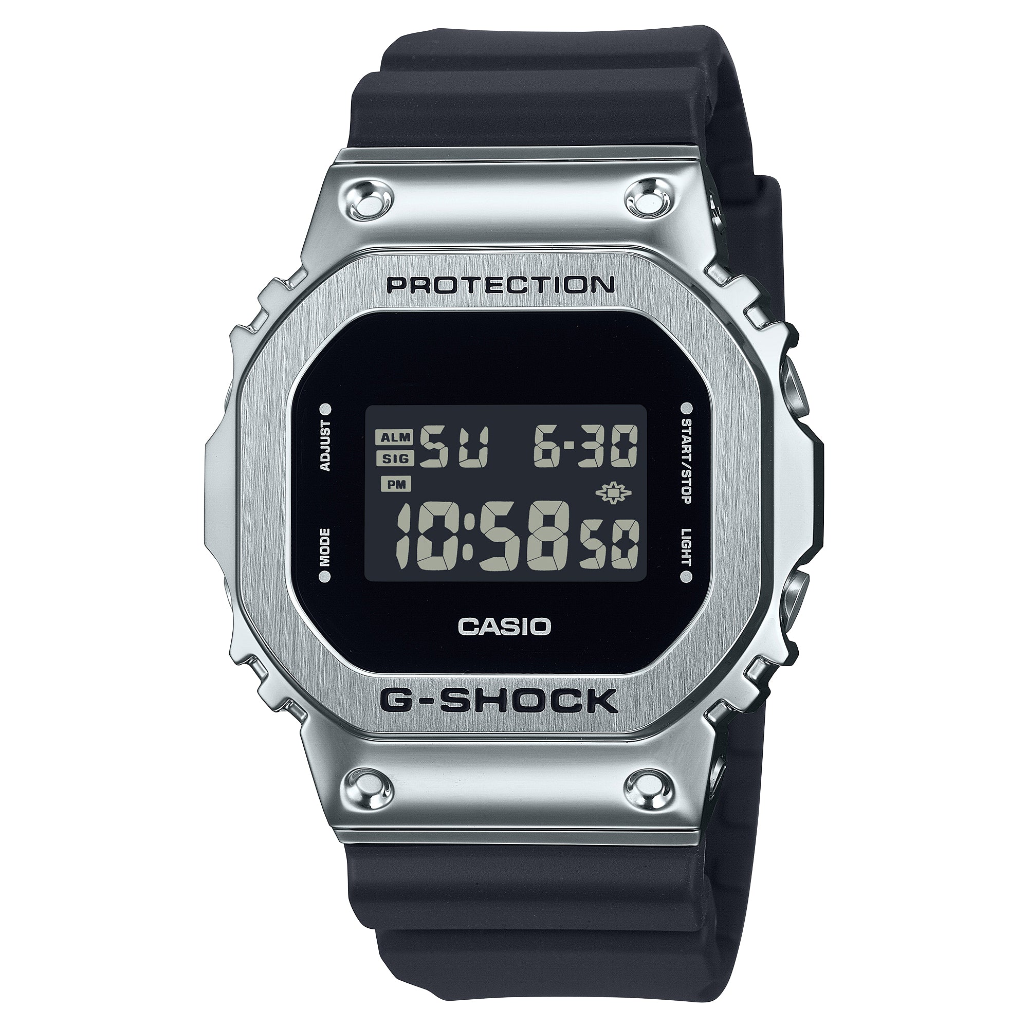Casio G-Shock GM-5600 Lineup Black Resin Band Watch GM5600U-1D GM-5600U-1D GM-5600U-1