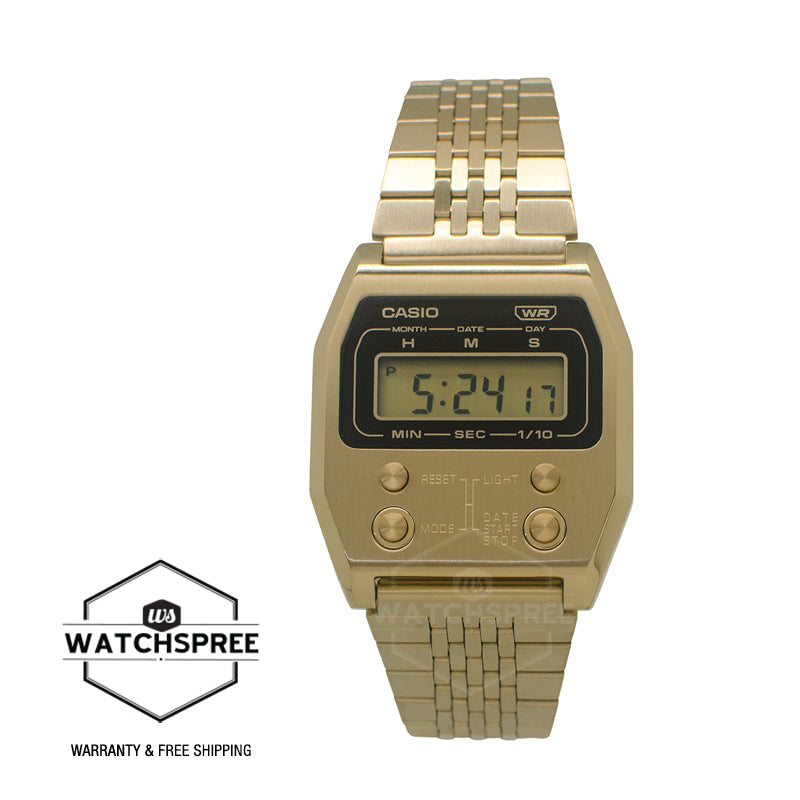 Casio Digital Vintage 52QS-14B Revival from the 70's  Watch A1100G-5D A1100G-5