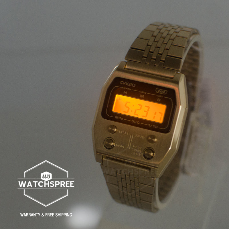 Casio Digital Vintage 52QS-14B Revival from the 70's  Watch A1100G-5D A1100G-5