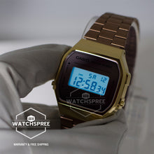 Load image into Gallery viewer, Casio Vintage Standard Digital Rose Gold Ion Plated Band Watch A168WECM-5D A168WECM-5
