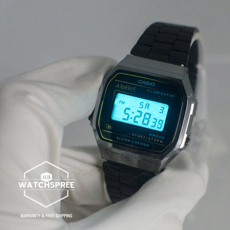 Casio Digital Vintage Heritage Colours Series Original '80s Touch SL-800 Design Watch A168WEHB-1A