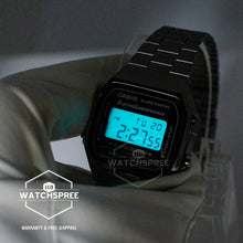Load image into Gallery viewer, Casio Standard Digital Gray Ion Plated Stainless Steel Band Watch A168WGG-1A
