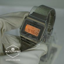 Load image into Gallery viewer, Casio Vintage Standard Digital Silver Stainless Steel Mesh Band Watch A700WM-7A

