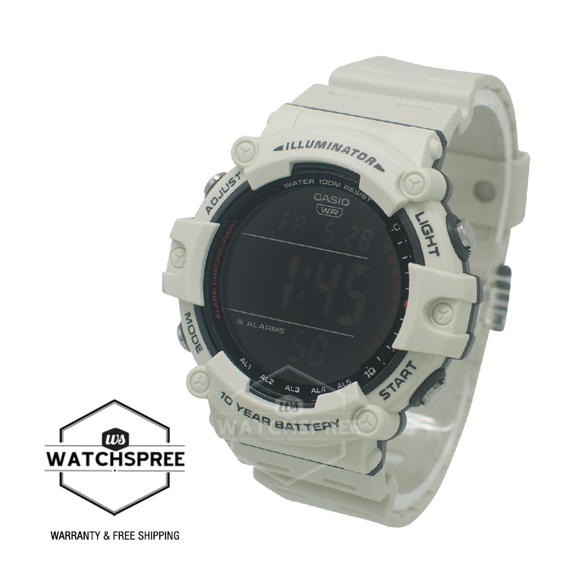 Casio Digital Dual Time Watch AE1500WH-8B2 AE-1500WH-8B2