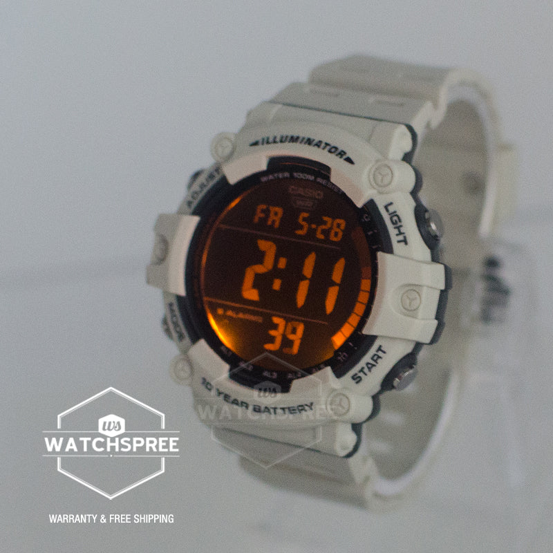 Casio Digital Dual Time Watch AE1500WH-8B2 AE-1500WH-8B2