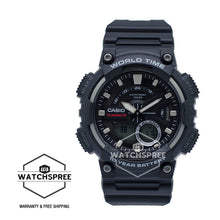 Load image into Gallery viewer, Casio Men&#39;s Standard Analog Digital Black Resin Band Watch AEQ110W-1A AE-Q110W-1A
