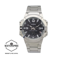 Load image into Gallery viewer, Casio Analog-Digital Stainless Steel Band Watch AMW870D-1A AMW-870D-1A
