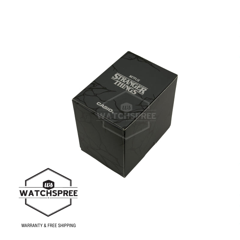 Casio Vintage Style Stranger Things Collaboration Models Analog-Digital Dual Time Stainless Steel Band Watch AQ800EST-1A AQ-800EST-1A