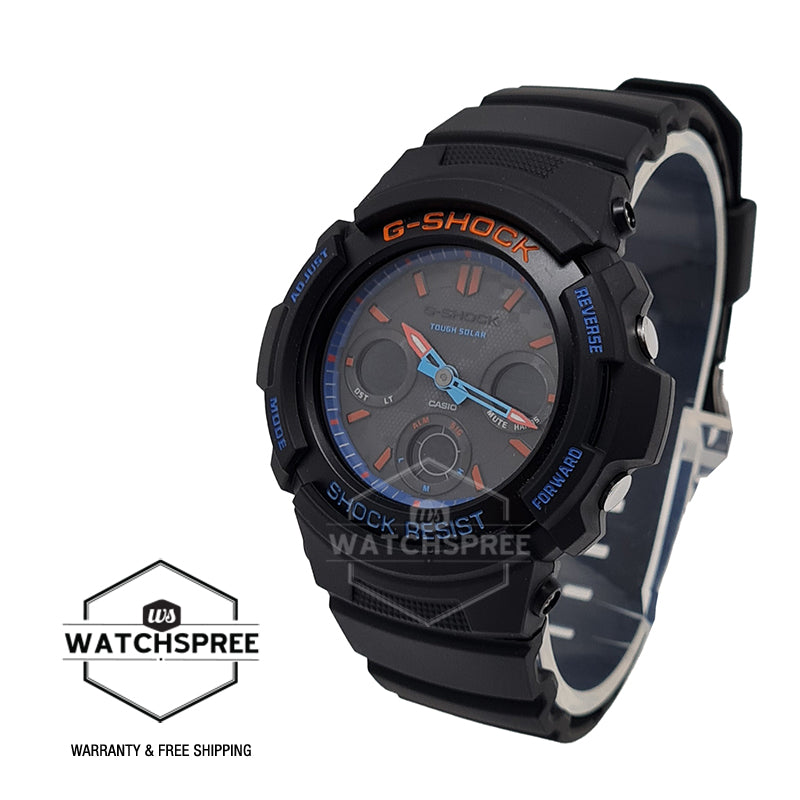 Casio G-Shock City Camouflage Series AWR-M100 Lineup Black Resin Band Watch AWRM100SCT-1A AWR-M100SCT-1A