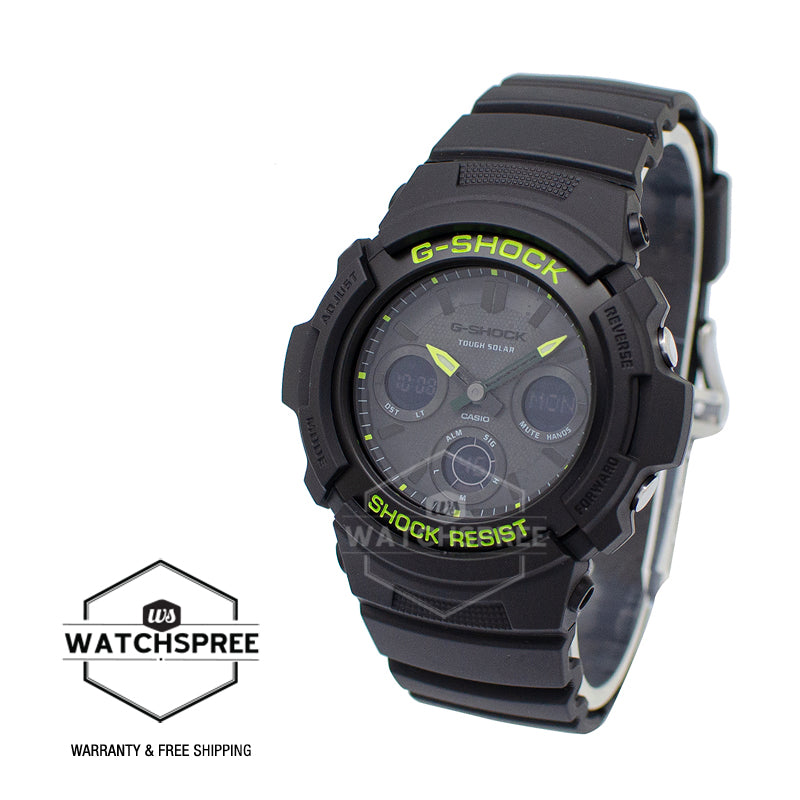 Casio G-Shock AWR-M100 Lineup Special Color Models Black Resin Band Watch AWRM100SDC-1A AWR-M100SDC-1A