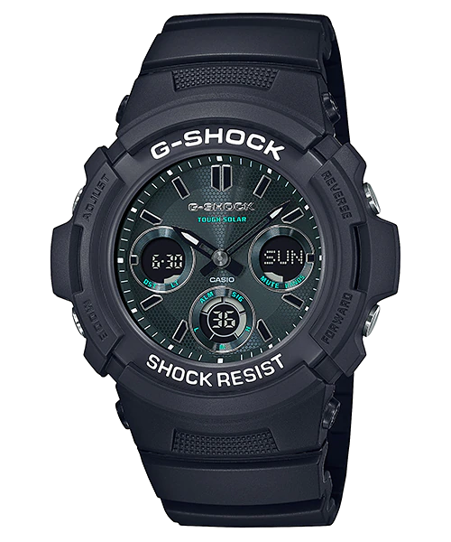 Casio G-Shock Midnight Green AWR-M100 Lineup Black Resin Band Watch AWRM100SMG-1A AWR-M100SMG-1A