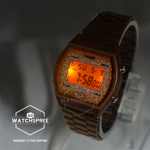Load image into Gallery viewer, Casio Digital Rose Gold Ion Plated Stainless Steel Band Watch B640WCG-5D B640WCG-5
