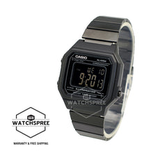 Load image into Gallery viewer, Casio Unisex Vintage Full Black Stainless Steel Band Watch B650WB-1B
