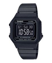 Load image into Gallery viewer, Casio Unisex Vintage Full Black Stainless Steel Band Watch B650WB-1B
