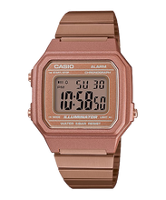 Load image into Gallery viewer, Casio Unisex Vintage Rose Gold Stainless Steel Band Watch B650WC-5A
