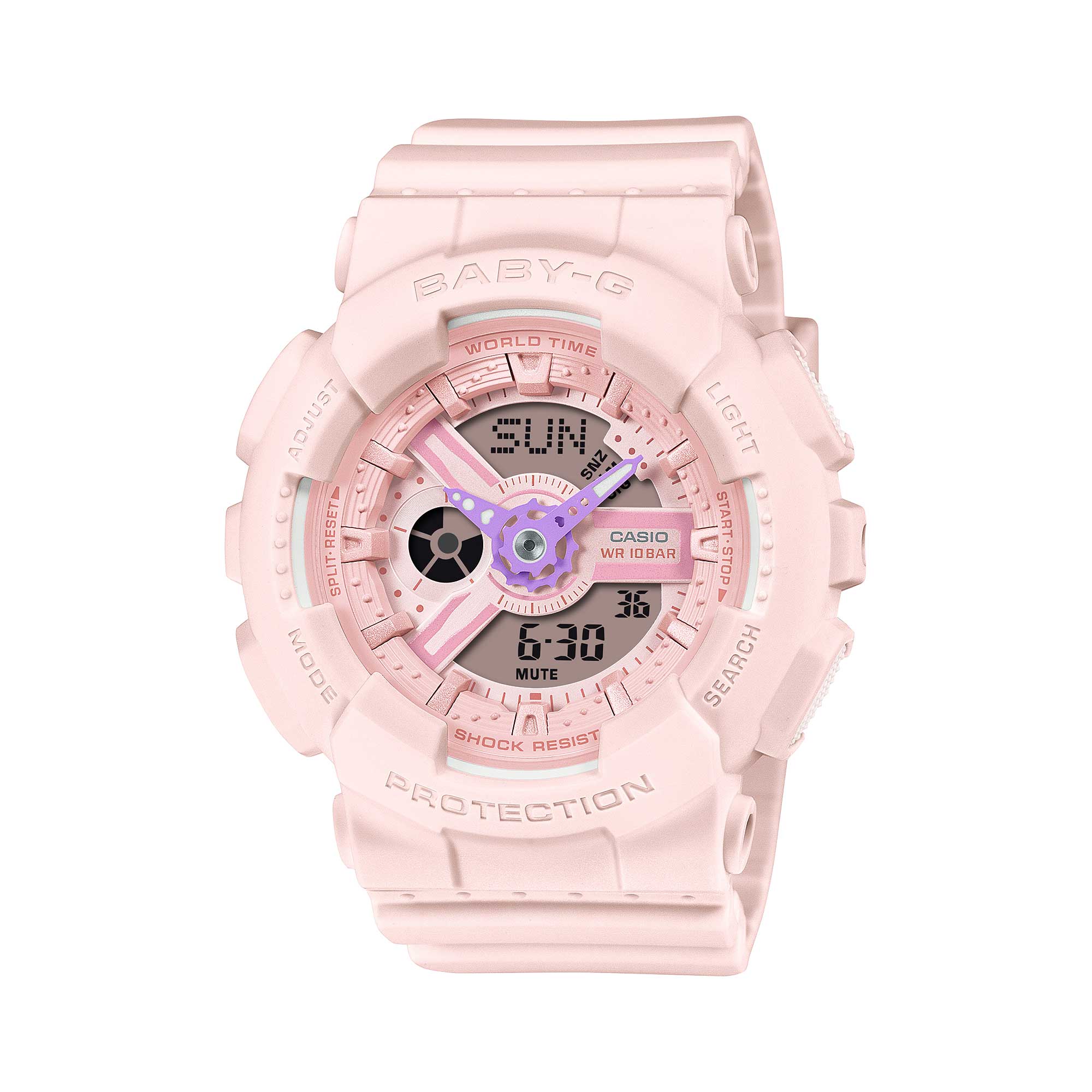 Casio Baby-G BA-110 Lineup Pink Resin Band Watch BA110AH-4A BA-110AH-4A