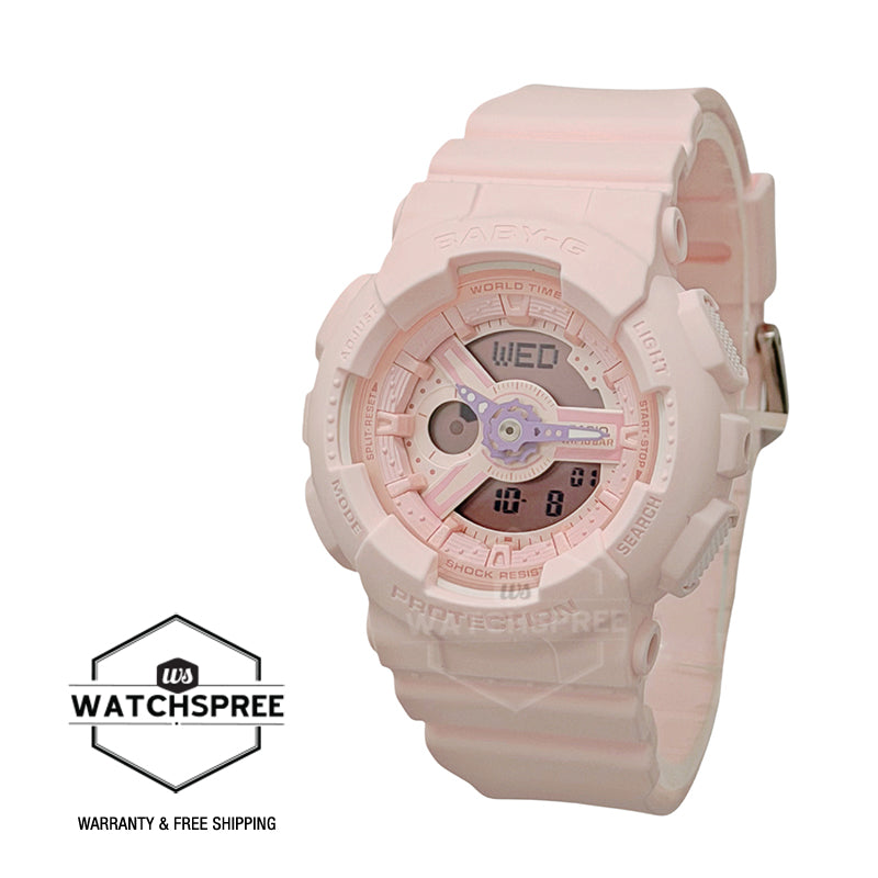 Casio Baby-G BA-110 Lineup Pink Resin Band Watch BA110AH-4A BA-110AH-4A