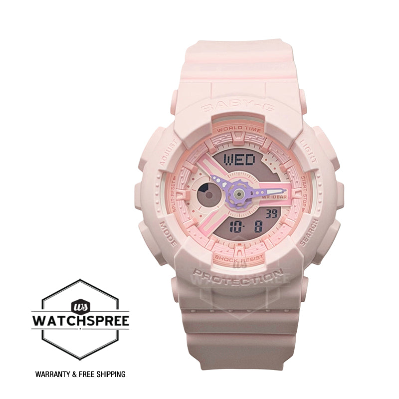 Casio Baby-G BA-110 Lineup Pink Resin Band Watch BA110AH-4A BA-110AH-4A