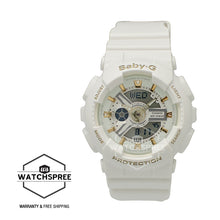 Load image into Gallery viewer, Casio Baby-G BA-110 Series White Matte Resin Band Watch BA110GA-7A1
