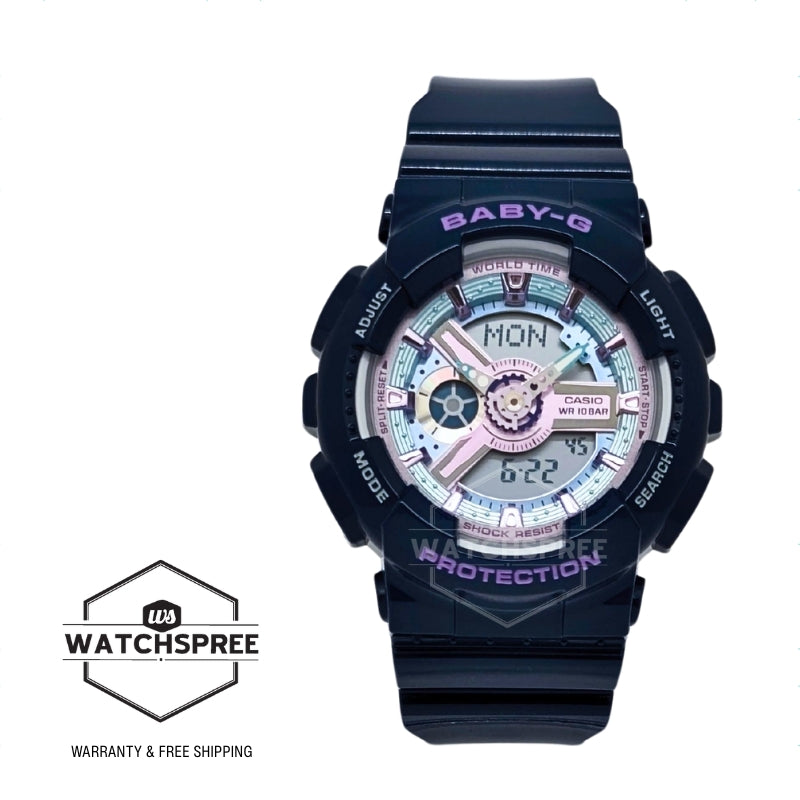 Casio Baby-G BA-110 Lineup Metallic Colour Series Blue Resin Band Watch BA110MC-2A BA-110MC-2A