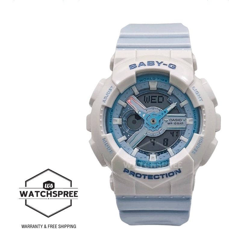 Casio Baby-G BA-110 Lineup Pastels Dreamy Series Blue Resin Band Watch BA110PD-2A BA-110PD-2A