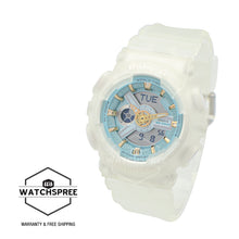 Load image into Gallery viewer, Casio Baby-G BA110 Series Special Colour Models Semi Transparent White Resin Band Watch BA110SC-7A BA-110SC-7A
