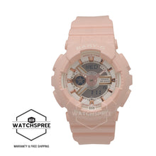 Load image into Gallery viewer, Casio Baby-G BA110 Series Rose Gold Metallic Pink Resin Band Watch BA110RG-4A BA-110RG-4A BA110XRG-4A BA-110XRG-4A
