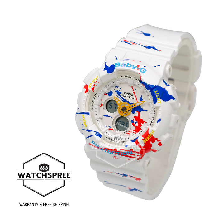 Casio Baby-G Splatter Pattern Series of BA-120 Watch BA120SPL-7A BA-120SPL-7A