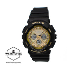 Load image into Gallery viewer, Casio Baby-G Standard Analog-Digital BA-130 Brilliantly Series Black Resin Band Watch BA130-1A3 BA-130-1A3
