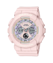 Load image into Gallery viewer, Casio Baby-G Standard Analog-Digital BA-130 Series Light Pink Resin Band Watch BA130WP-4A BA-130WP-4A
