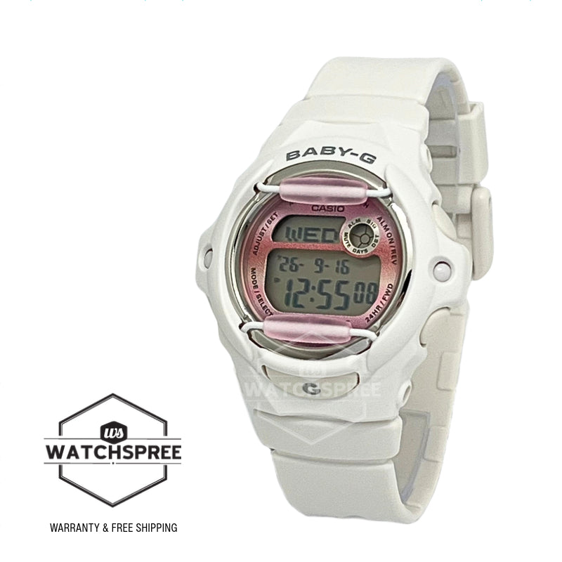 Casio Baby-G BG-169 Lineup Matte White Resin Band Watch BG169GD-7D BG-169GD-7D BG-169GD-7
