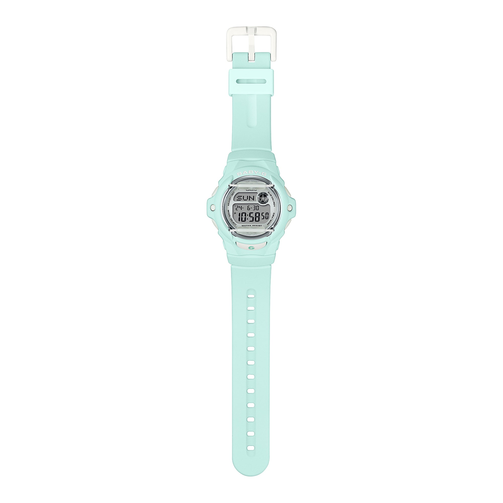 Casio Baby-G BG-169 Lineup Pastel Green Resin Band Watch BG169U-3D BG-169U-3D BG-169U-3