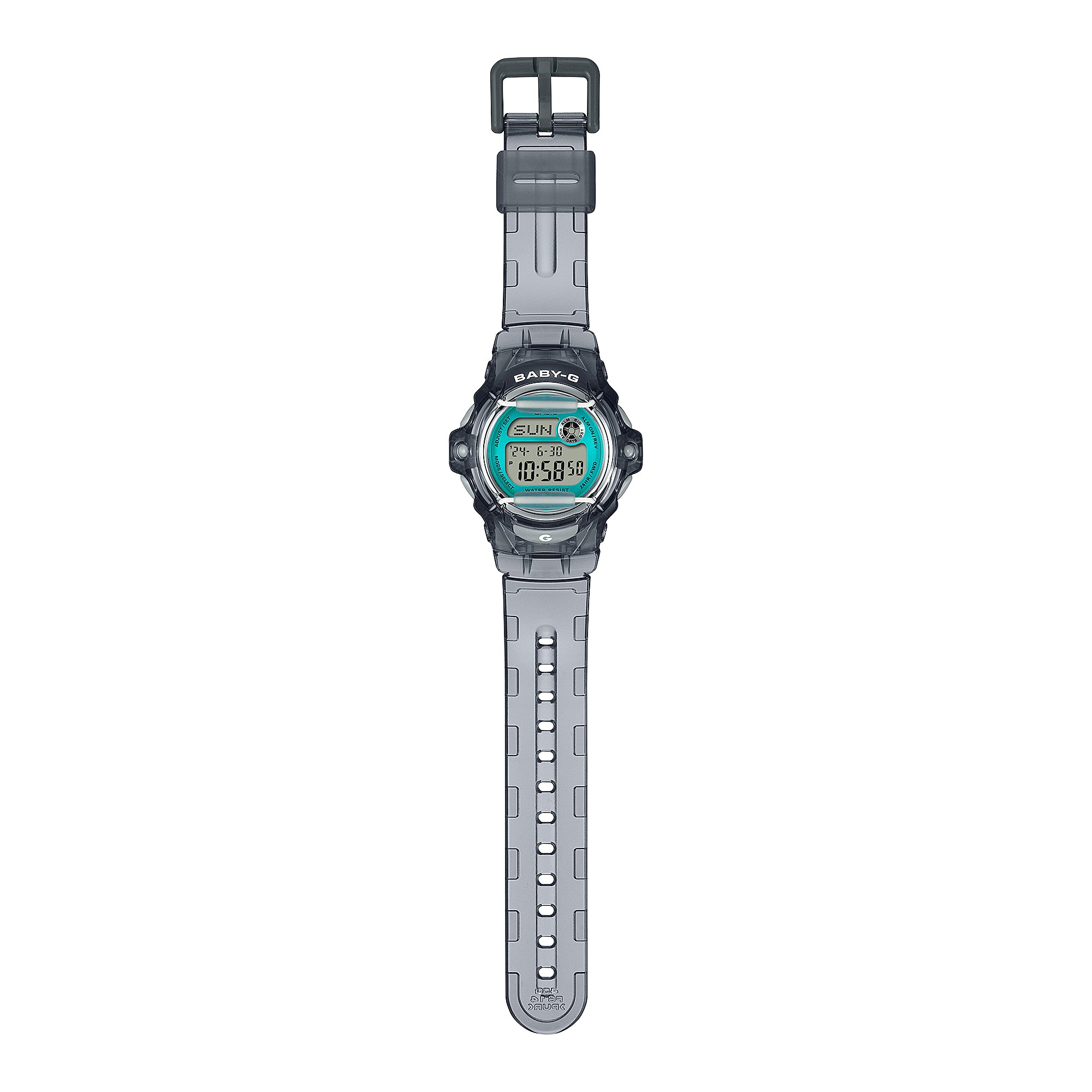 Casio Baby-G BG-169 Lineup Grey Transparent Resin Band Watch BG169U-8B BG-169U-8B