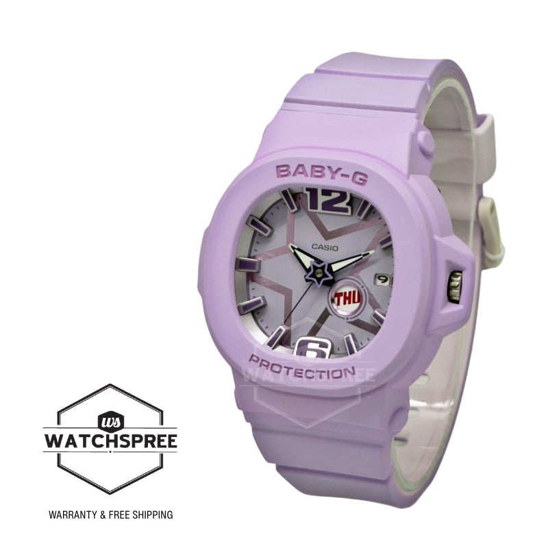 Casio Baby-G BGA-10 Lineup Y3K Style Light Purple Resin Band Watch BGA10D-6A BGA-10D-6A