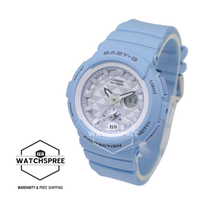 Casio Baby-G Watch Beach Color Series Light Blue Resin Band Watch BGA190BE-2A