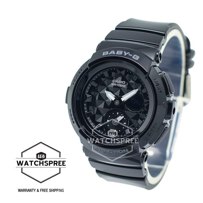 Casio Baby-G Standard Analog Digital Black Resin Strap Watch BGA195-1A