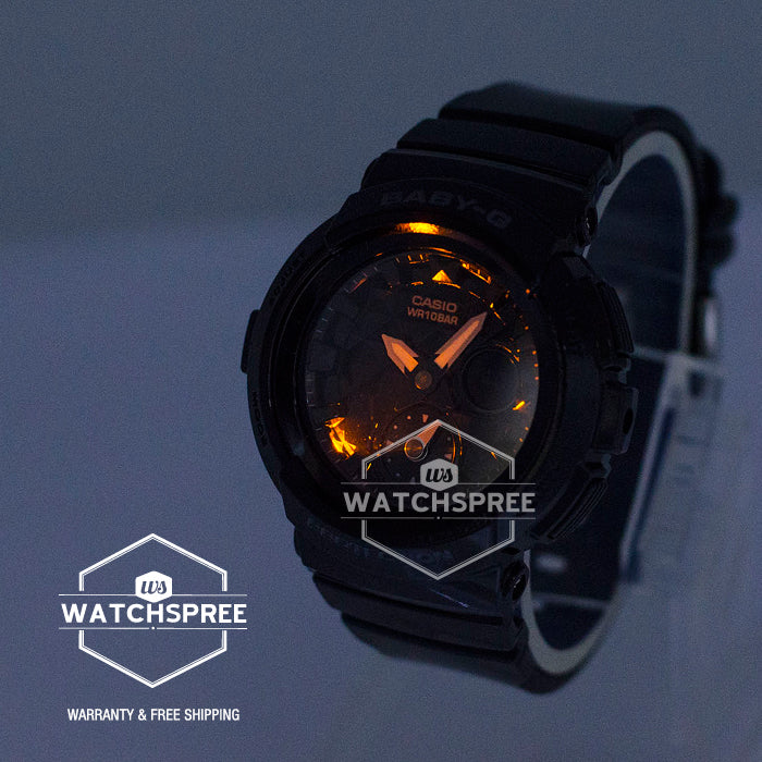 Casio Baby-G Standard Analog Digital Black Resin Strap Watch BGA195-1A