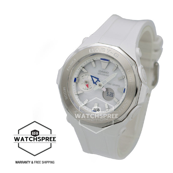 Casio Baby-G Beach Glamping Series White Resin Watch BGA225-7A