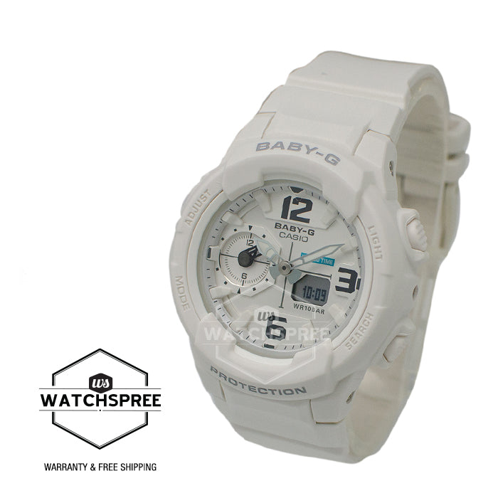 Casio Baby-G Standard Analog Digital Milk White Resin Strap Watch BGA230-7B2