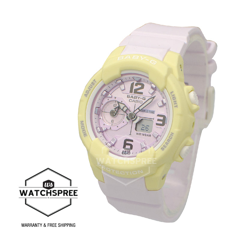Casio Baby-G Summertime Pastel Colors Two Tone Resin Band Watch BGA230PC-9B BGA-230PC-9B