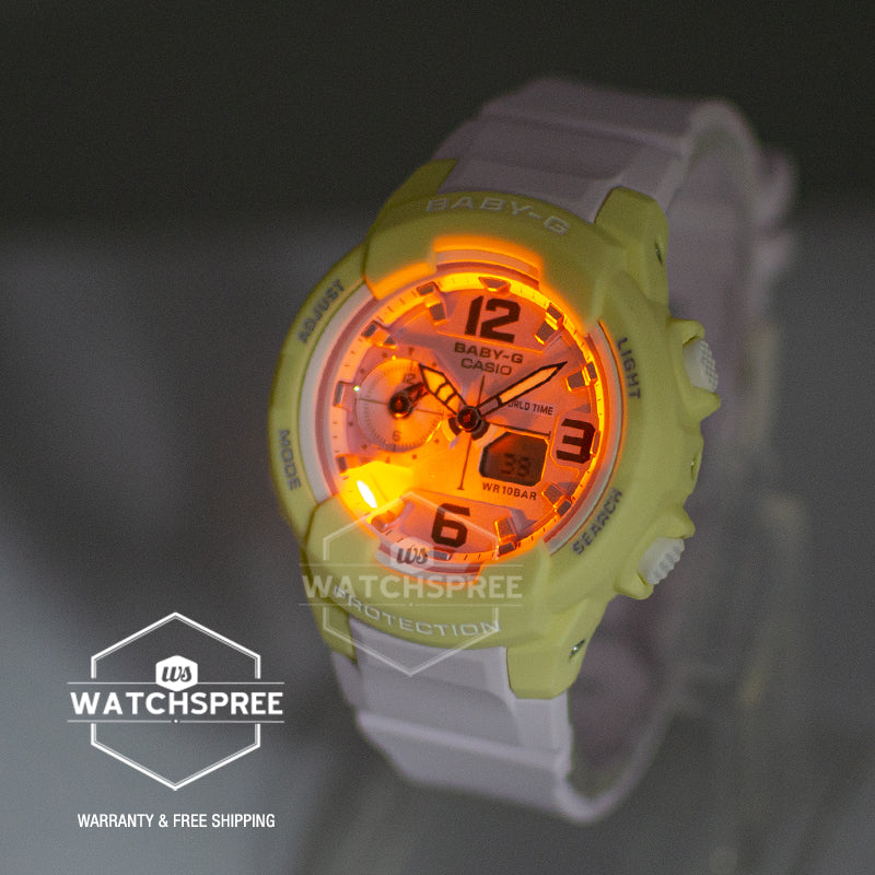 Casio Baby-G Summertime Pastel Colors Two Tone Resin Band Watch BGA230PC-9B BGA-230PC-9B