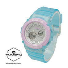 Load image into Gallery viewer, Casio Baby-G BGA270 Series in Pastel Colours Semi-Transparent Blue Resin Band Watch BGA270-2A BGA-270-2A
