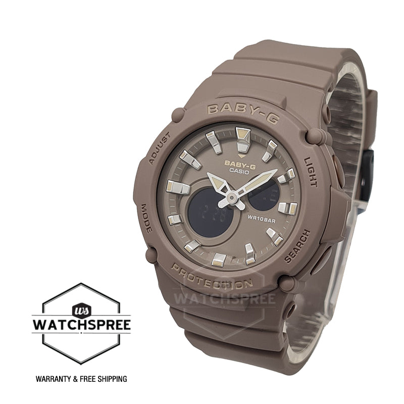 Casio Baby-G Standard Analog-Digital Woody Brown Resin Band Watch BGA275-5A BGA-275-5A
