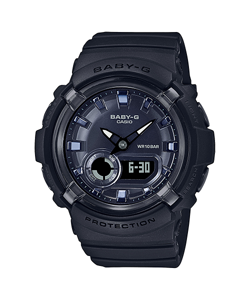 Casio Baby-G BGA-280 Lineup Black Resin Band Watch BGA280-1A BGA-280-1A