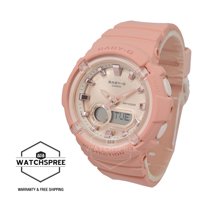 Casio Baby-G BGA-280 Lineup Pink Resin Band Watch BGA280-4A BGA-280-4A